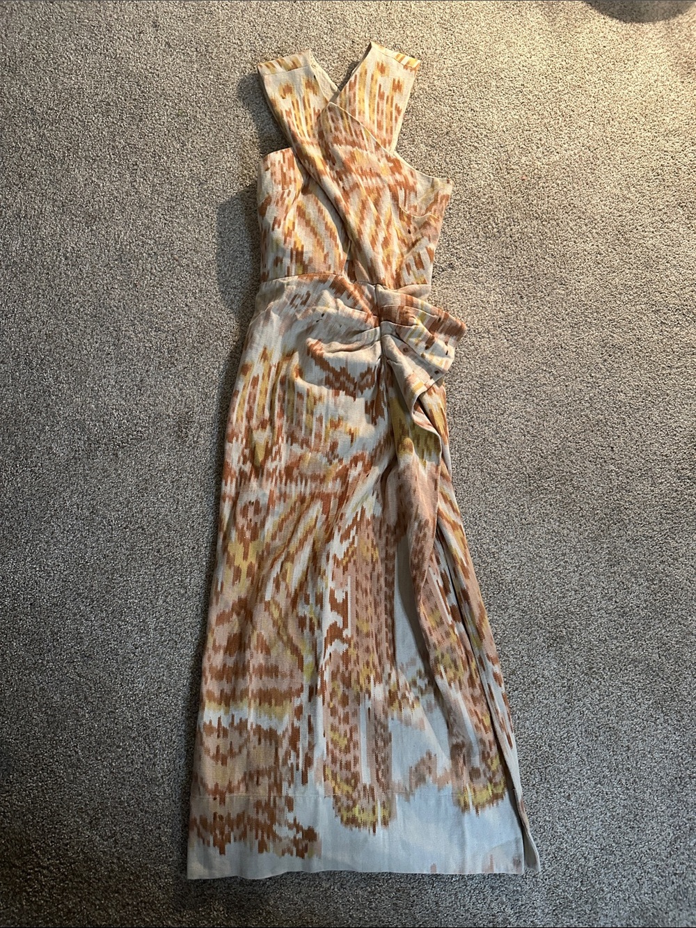 ULLA JOHNSON Sleeveless Wrap Maxi Dress size 4